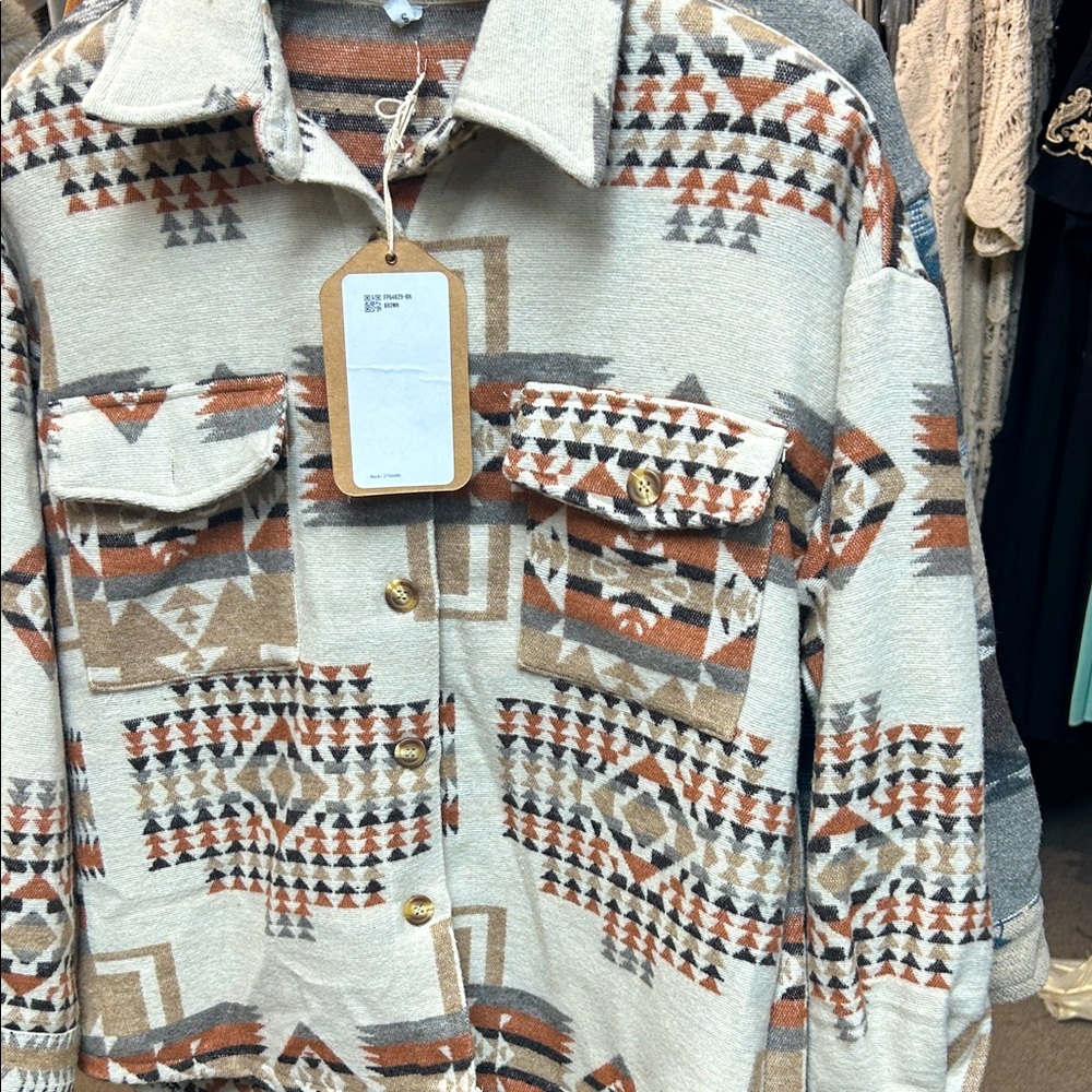 Geometric Patterned Jacket